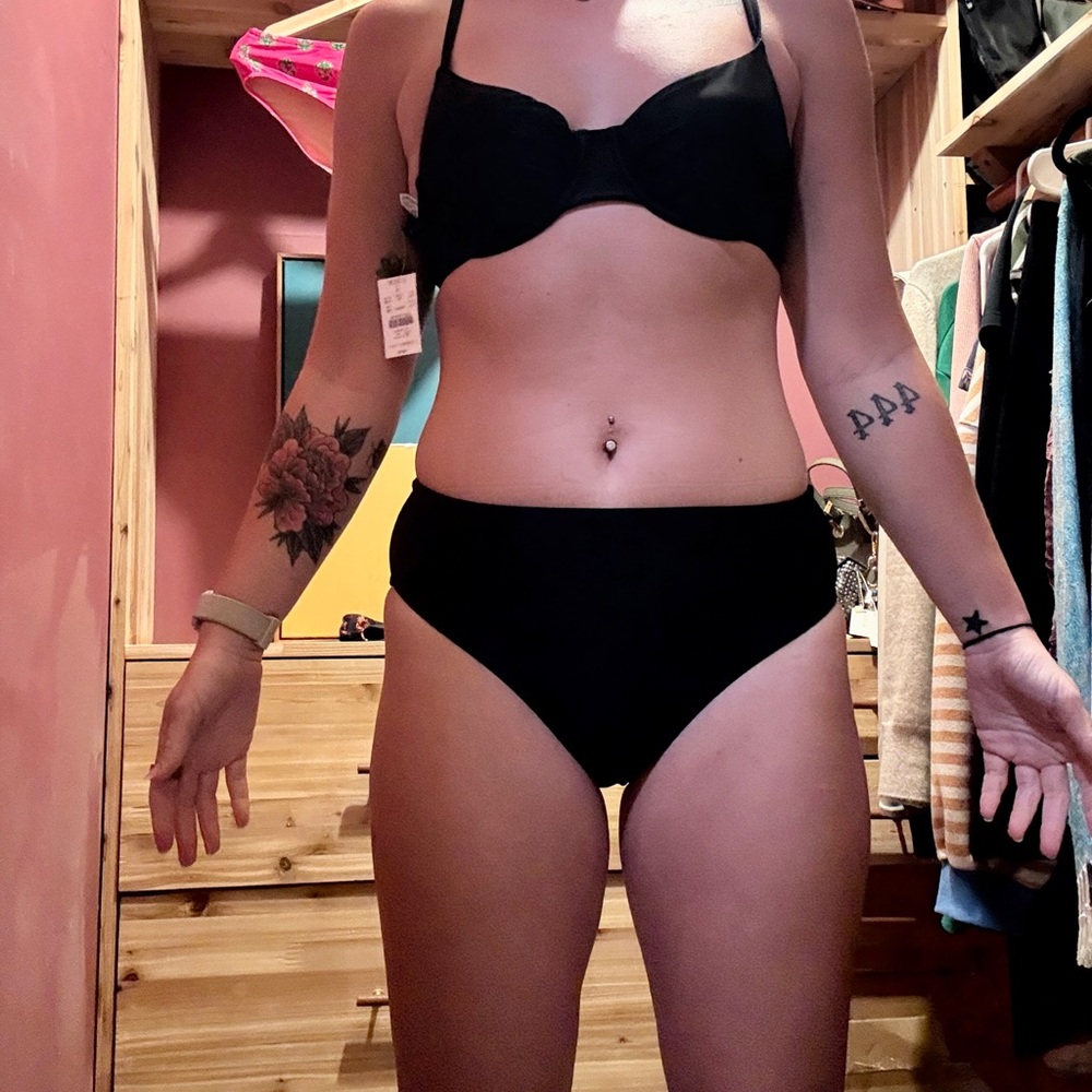 J. Crew Classic Black Swimwear